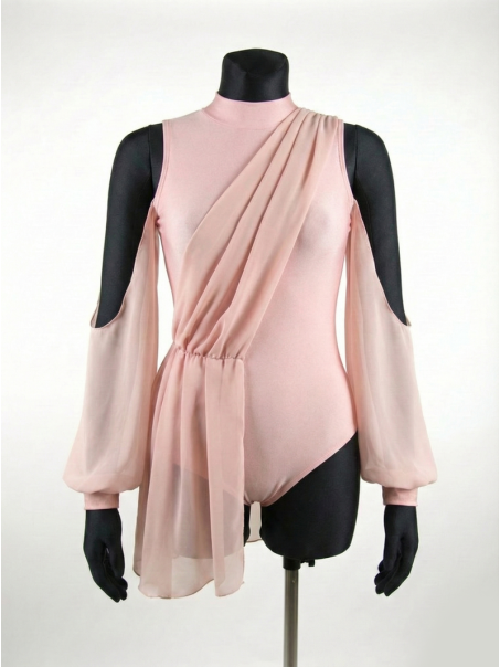 Strój taneczny z szarfą "Milky Way"