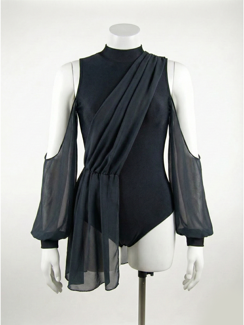 Strój taneczny z szarfą "Milky Way"