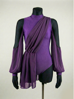 Strój taneczny z szarfą "Milky Way"