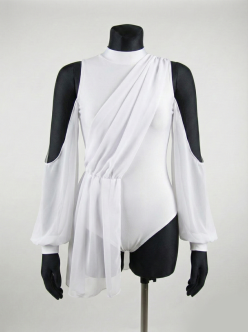 Strój taneczny z szarfą "Milky Way"