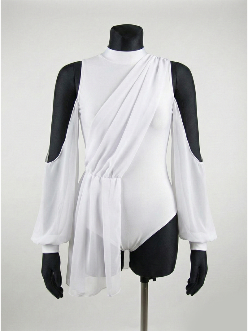 Strój taneczny z szarfą "Milky Way"